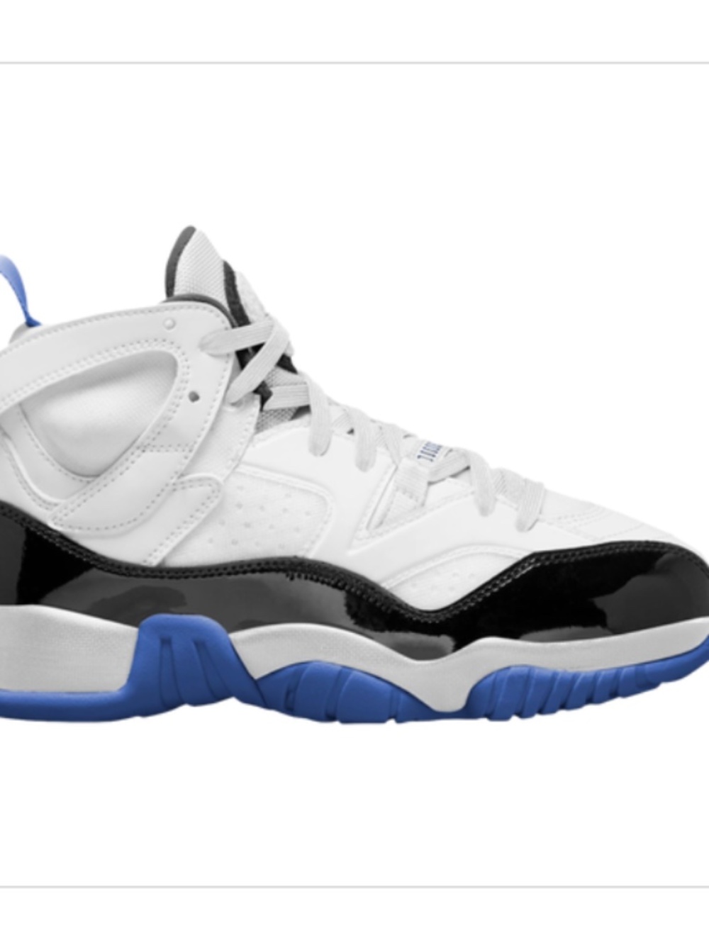 Nike Jumpman Two Trey GS Boys Shoes Size 6 Color: White/Game Royal/Black NWT
